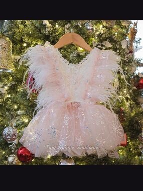 Pink Snowflake Dress